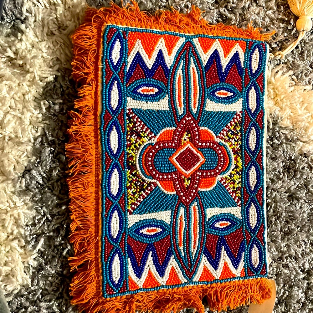 Unique boho purse! Super cute!